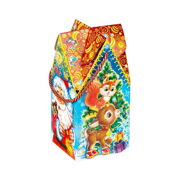 Сладкий новогодний подарок Избушка