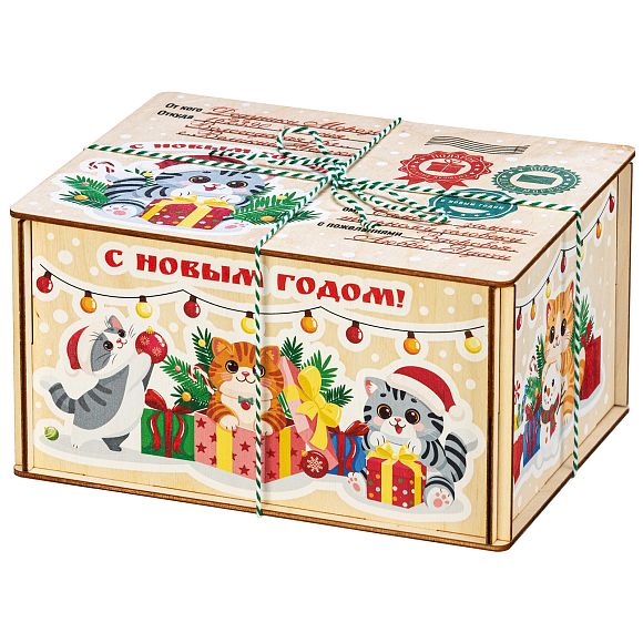 Сладкий новогодний подарок Котики