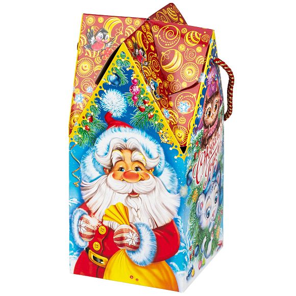 Сладкий новогодний подарок Избушка