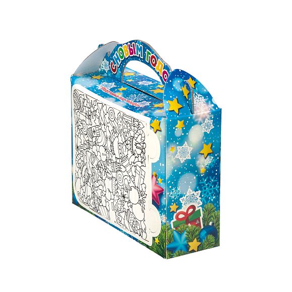 Сладкий новогодний подарок Сладкий подарок «Снежная парочка»